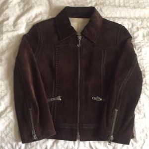 Juicy Couture Brown Suede Jacket sz S